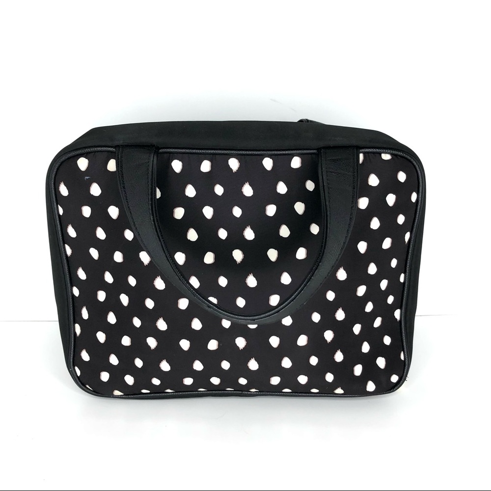 Betsey Johnson Polka Dot Teal Ribbon Bag - Picture 11 of 11